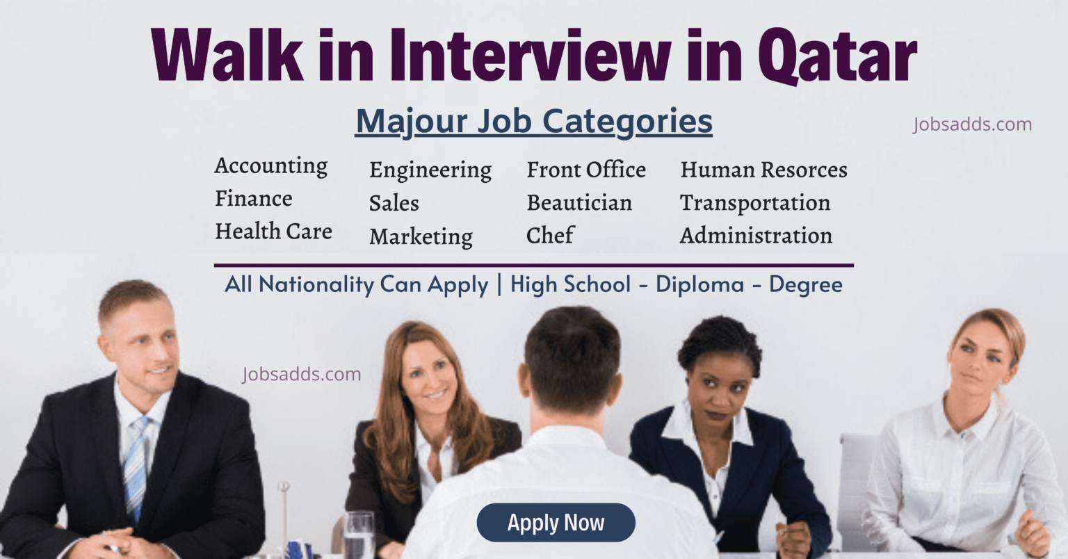 Walk In Interview In Qatar Doha Classifieds Jobs Qatar