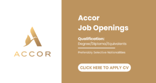 Accor Careers in Dubai, Abu Dhabi, Sharjah, Ras Al Khaimah, and UAE. Latest Job vacancies in Accor UAE. Apply Now.