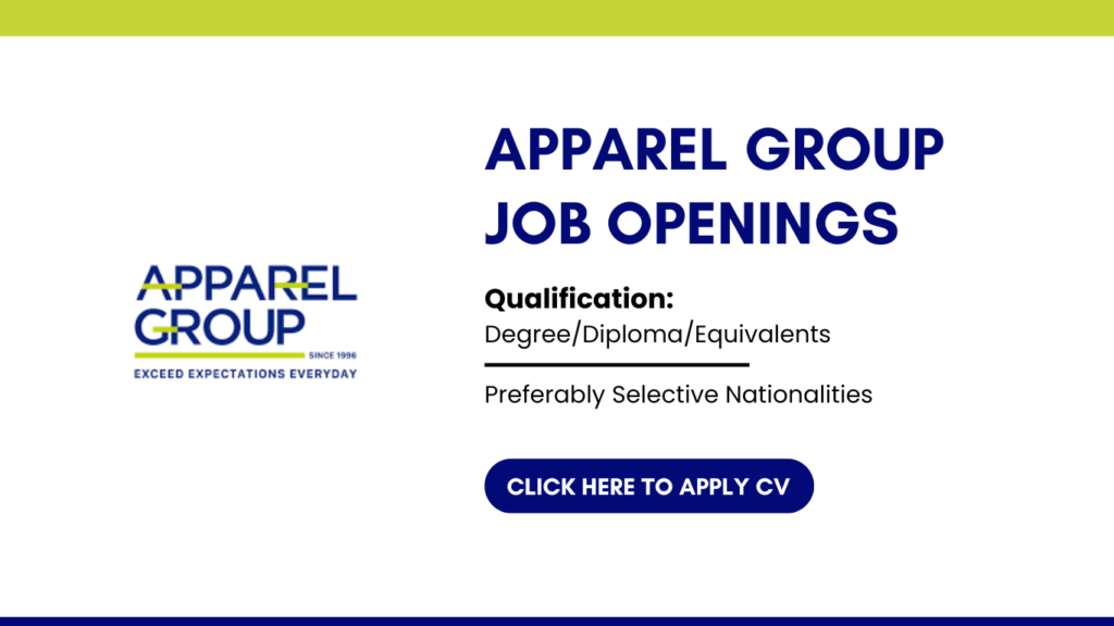 Apparel Group Careers and Jobs in Dubai, Abu Dhabi, UAE | Latest Job vacancies in Apparel Group LLC