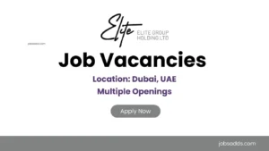 Elite Group Holding Careers | Latest Jobs In Dubai | Latest Job Vacancies in Elite Group Holding