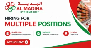 Al Madina Hypermarket Careers Dubai & Abu Dhabi 2026 | Latest Hypermarket Jobs in Dubai, Abu Dhabi, Sharjah, UAE