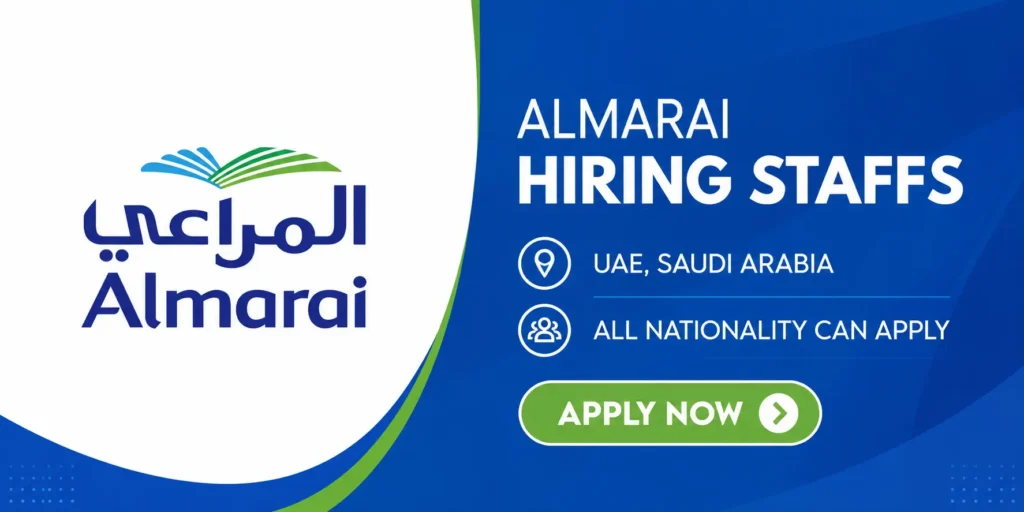 Almarai Announced Latest Job Vacancies Saudi Arabia - UAE | Almarai Jobs and Careers
