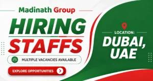 Madinath Group Jobs in Dubai UAE: Retail and Supermarket Recruitment