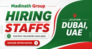 Madinath Group Jobs in Dubai UAE: Retail and Supermarket Recruitment